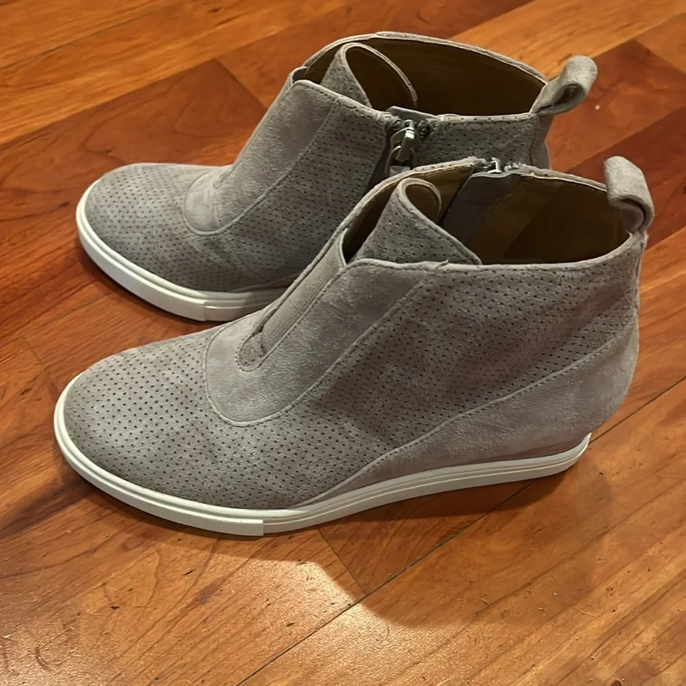 New Linea Paolo - Anna - Low Heel Designer Platform Wedge Sneaker Bootie - Picture 9 of 9